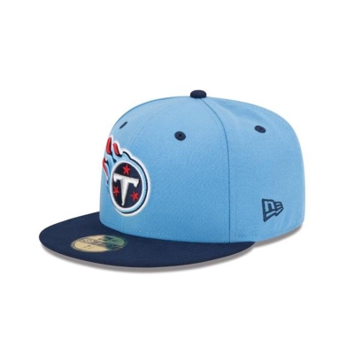 Blue Tennessee Titans Hat - New Era NFL 2Tone 59FIFTY Fitted Caps USA7154208